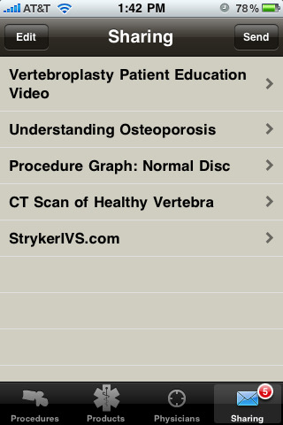 Stryker IVS for iPhone