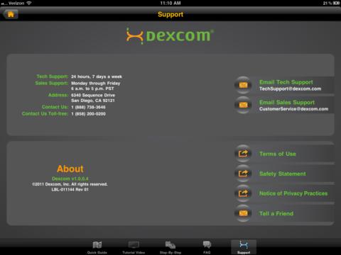 Dexcom for iPad