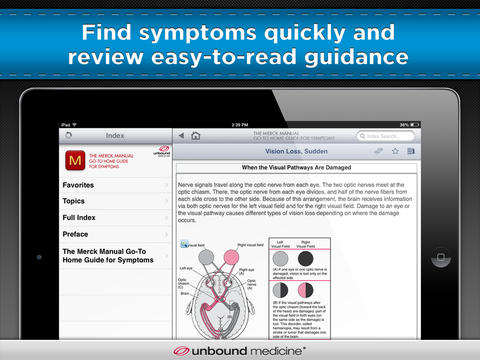 The Merck Manual Home Symptom Guide for iPad