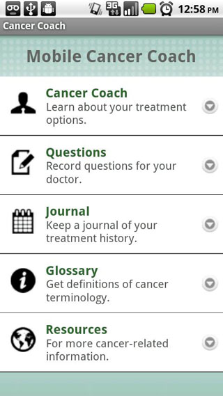 Cancer Coach for Android