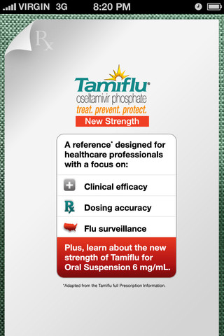 Tamiflu Dosing Reference