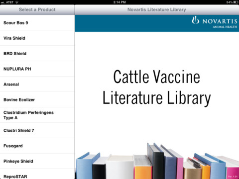 Novartis Animal Health Cattle Vaccine Literature Library
