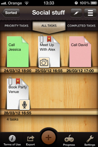 Sorted: The daily organiser for iPhone
