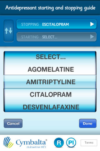 Antidepressant Start Stop Guide for iPhone for iPhone