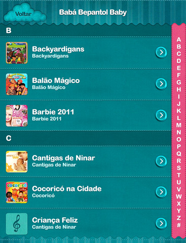 Babá Bepantol Baby for iPad