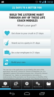 Listerine 21 Day Challenge for Android