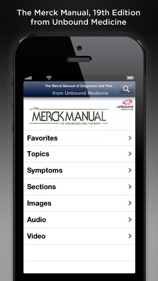 The Merck Manual Professional Edition - iPhone