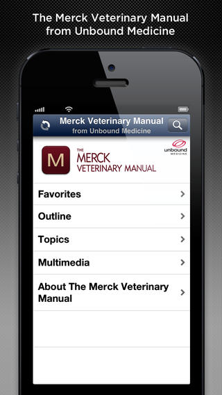 The Merck Veterinary Manual - iPhone