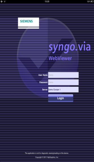 Siemens syngo®.via WebViewer for iPhone