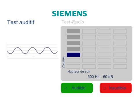 Siemens Test @udio for iPad