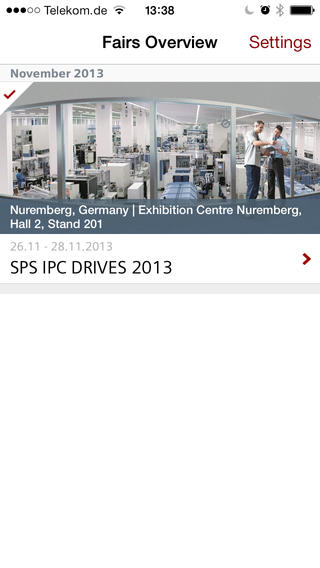 Siemens Fairs & Events for iPhone