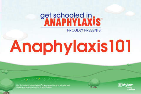 Anaphylaxis101 for iPhone