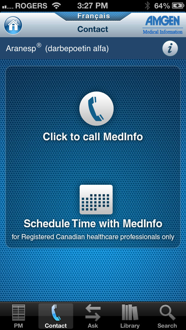 Amgen Canada Medical Information for iPhone