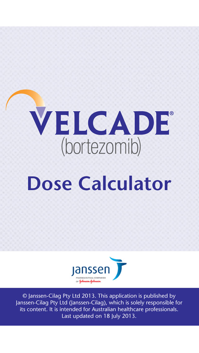 VELCADE® Dose Calculator for iPhone