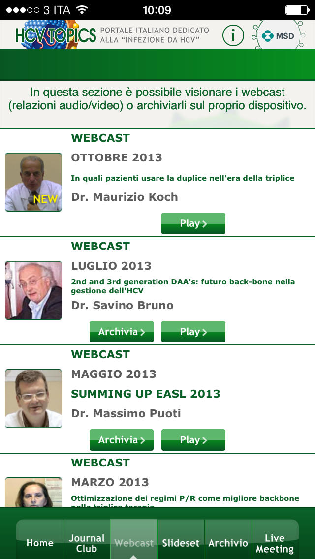 HCV Topics Italy for iPhone