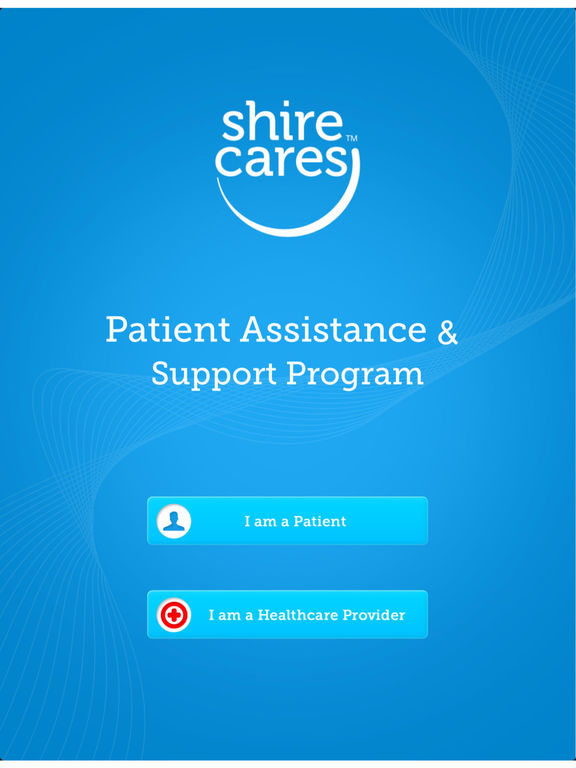 Shire Cares Mobile Application for iPad