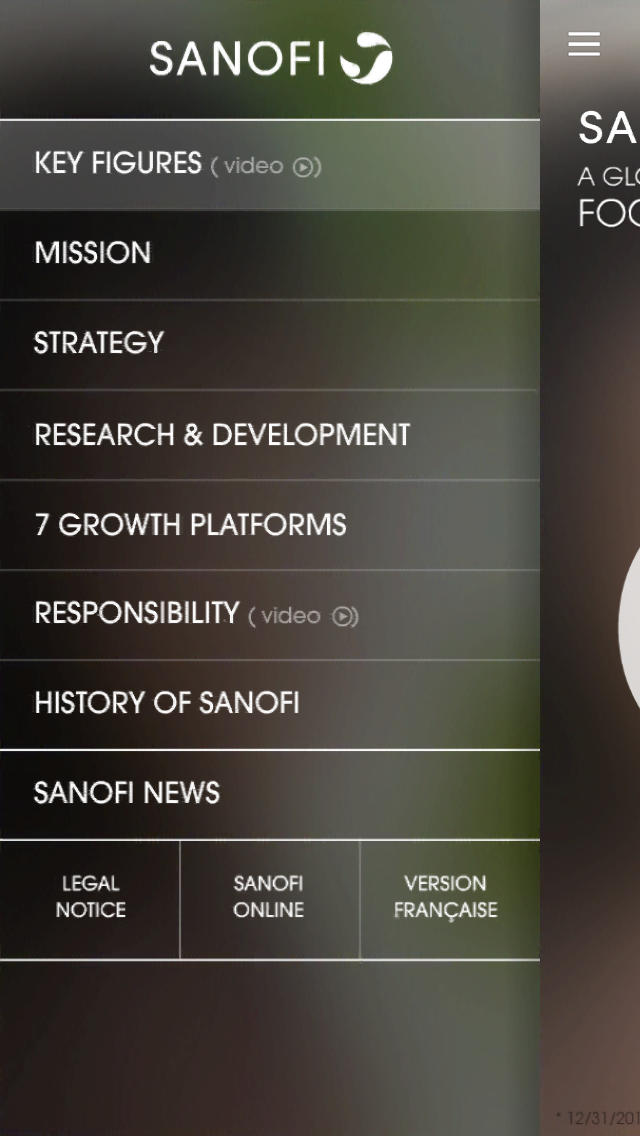 SANOFI AT A GLANCE for iPhone