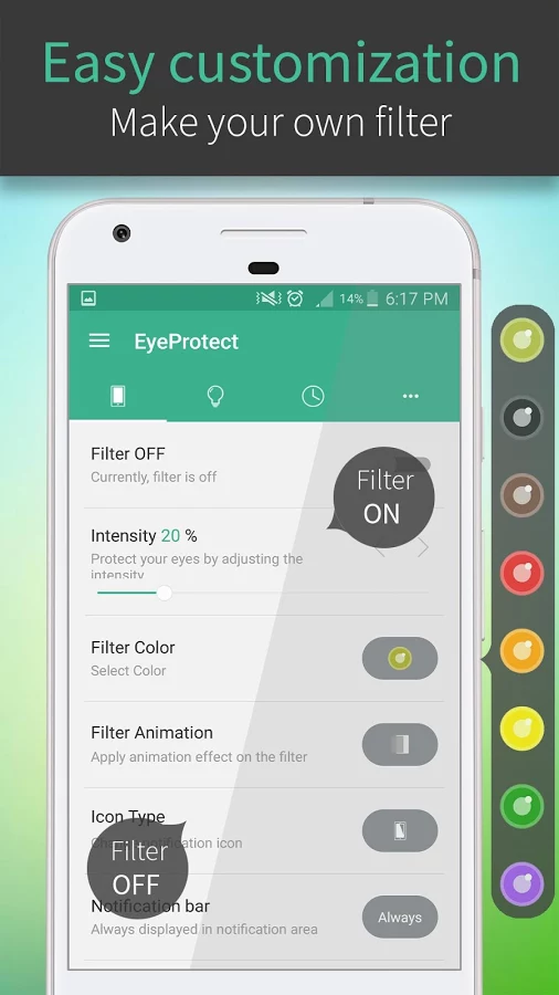 EyeProtect - Bluelight filter