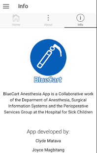 BlueCart Anesthesia App