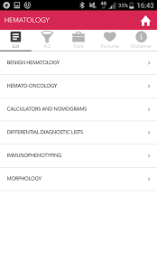 Hematology app
