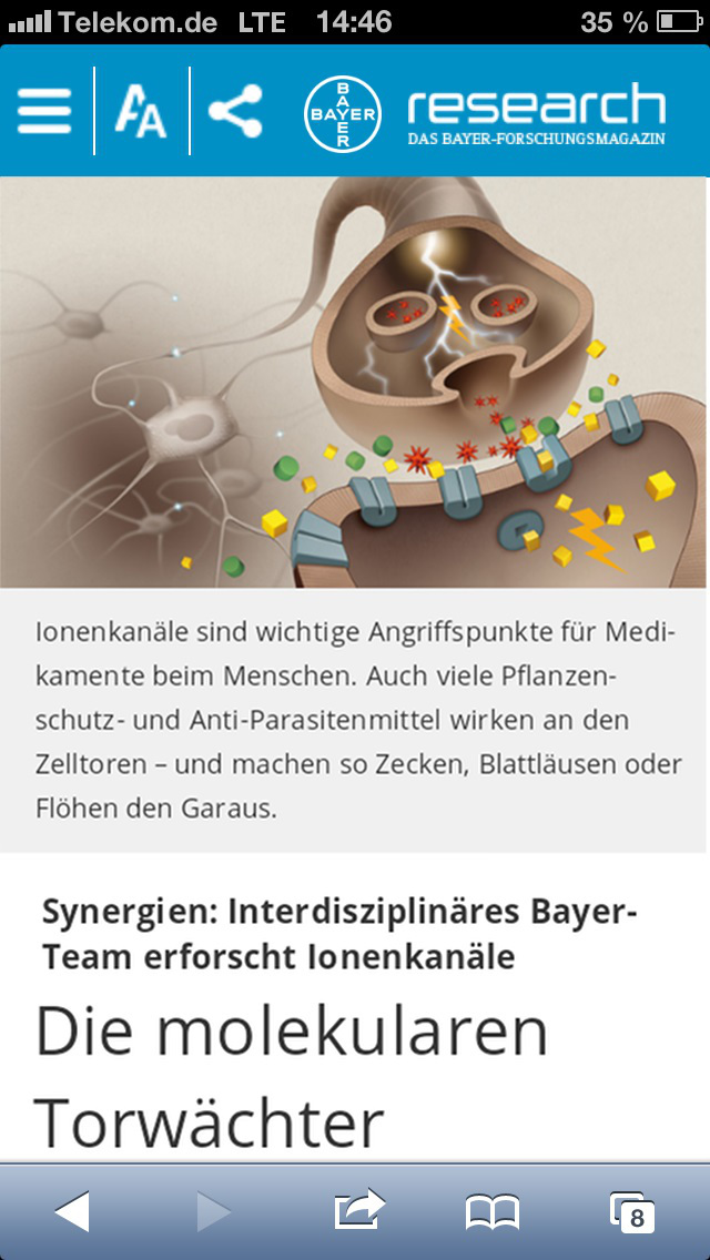 Research - das Bayer-Forschungsmagazin for iPhone