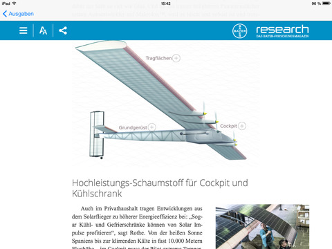 Research - das Bayer-Forschungsmagazin for iPad