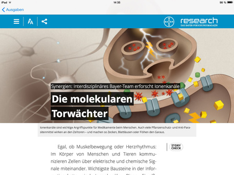 Research - das Bayer-Forschungsmagazin for iPad