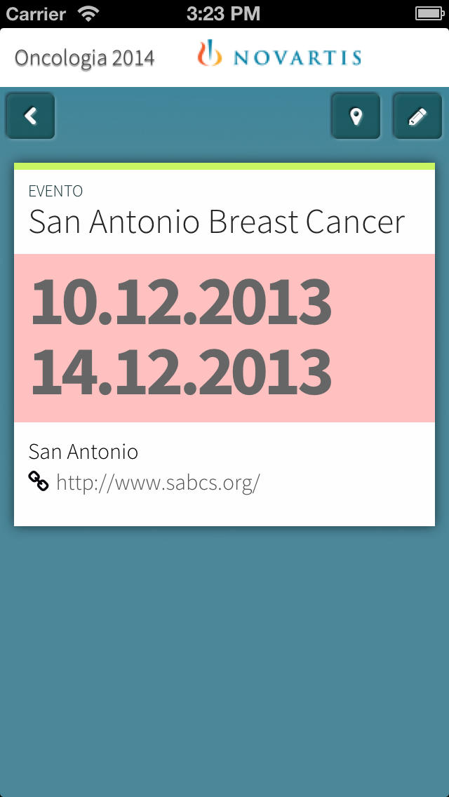 Calendário de Eventos - Oncologia for iPhone
