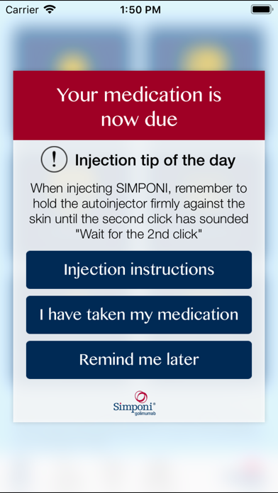 Simply for Me: Educational information for patients that have been prescribed SIMPONI for iPhone
