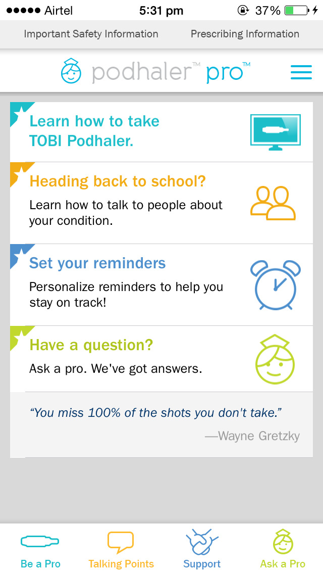 PodhalerTMProTM for iPhone