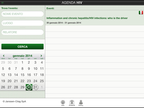 Agenda HIV for iPad