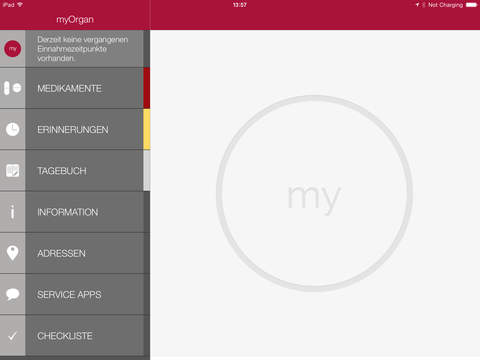 myOrgan for iPad