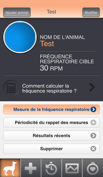 Fréquence respiratoire for iPhone