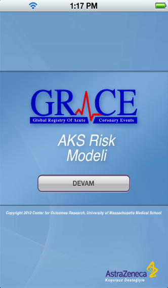 GRACE ACS Risk Calculator for iPhone
