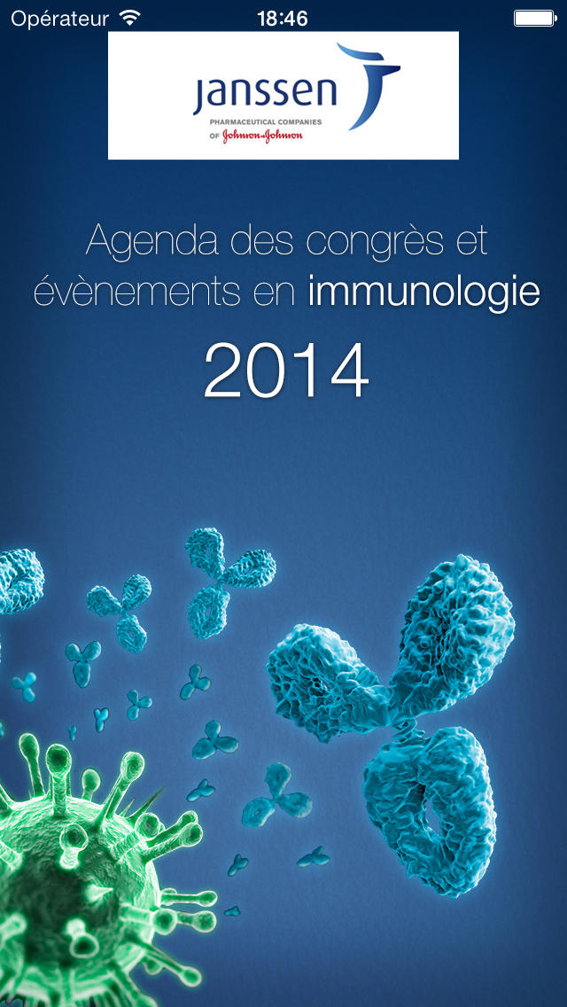 Calendrier des congrès et évènements Janssen en Immunologie 2013 for iPhone