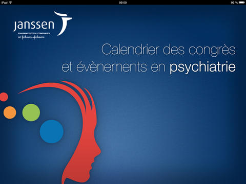 Calendrier des congrès et évènements Janssen en Psychiatrie 2013 for iPad
