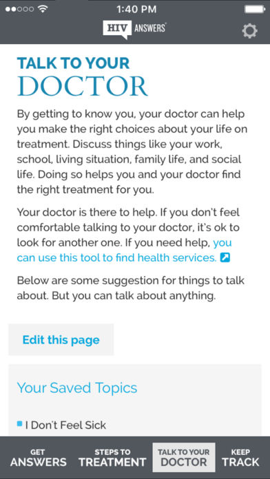 HIV Answers for iPhone