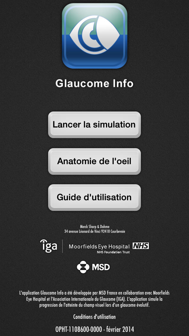 Glaucome Info for iPhone