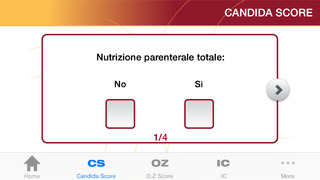 Candida Risk Calc for iPhone