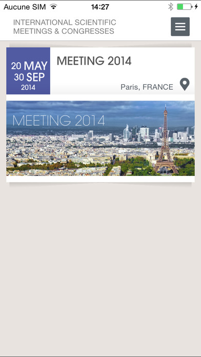 My Meetings - International Scientific Meetings And Congresses for iPhone