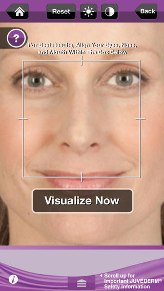 JUVEDERM Treatment Visualizer for iPhone