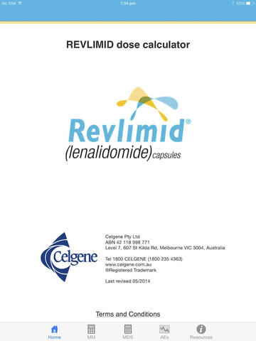 REVLIMID® dose and admin guide for iPad
