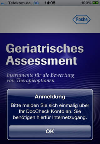 GeriApp for iPhone
