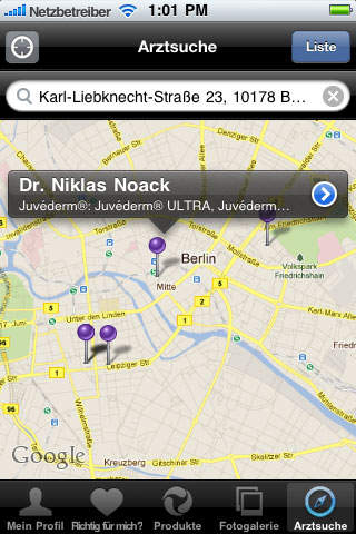JUVÉDERM® MOBILE (Deutsche) for iPhone