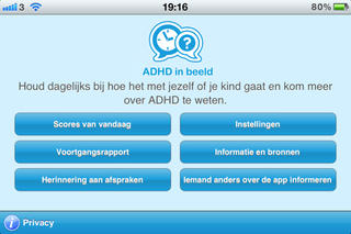 ADHD in beeld: Dagelijkse monitor en ADHD-informatie for iPhone