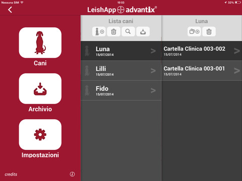 LeishApp for iPad