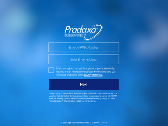 Pradaxa AF for iPad