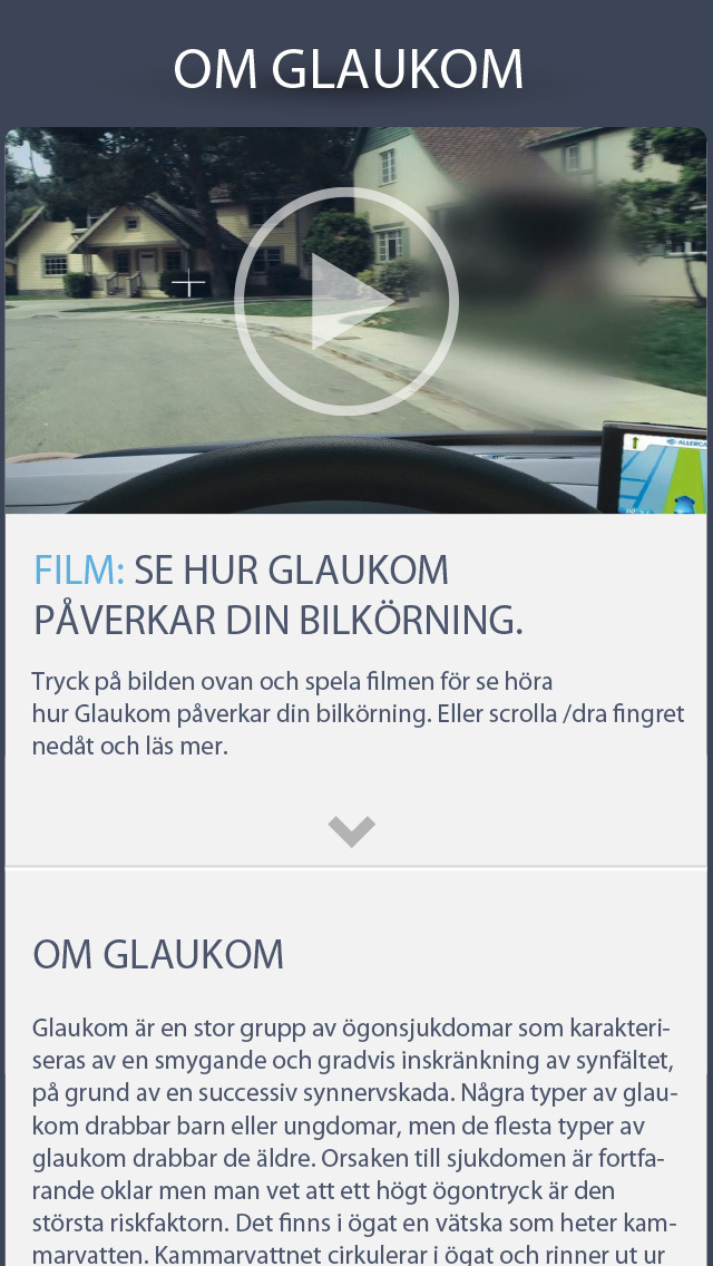 Glaukom for iPhone