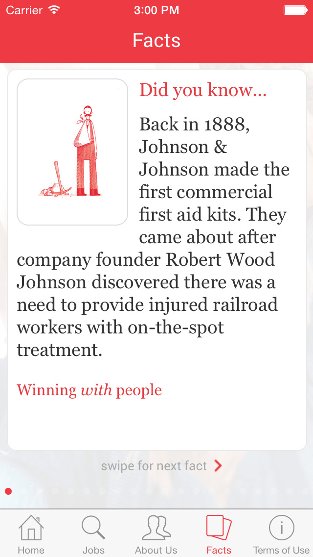 Johnson & Johnson Ltd Jobs App for iPhone