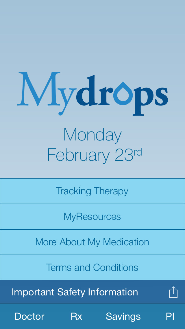 MyDrops for iPhone